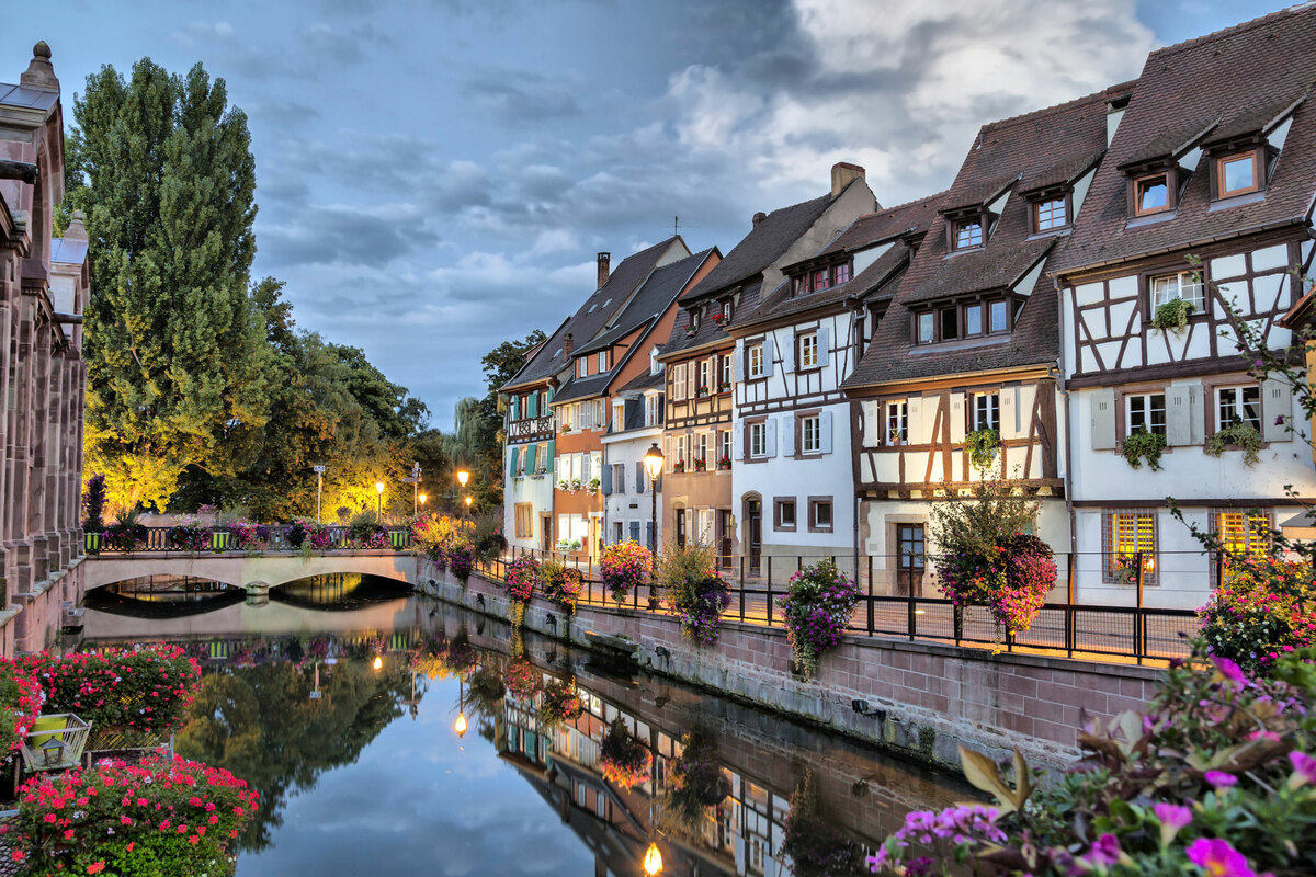 Grand Canal Alsace France Colmar